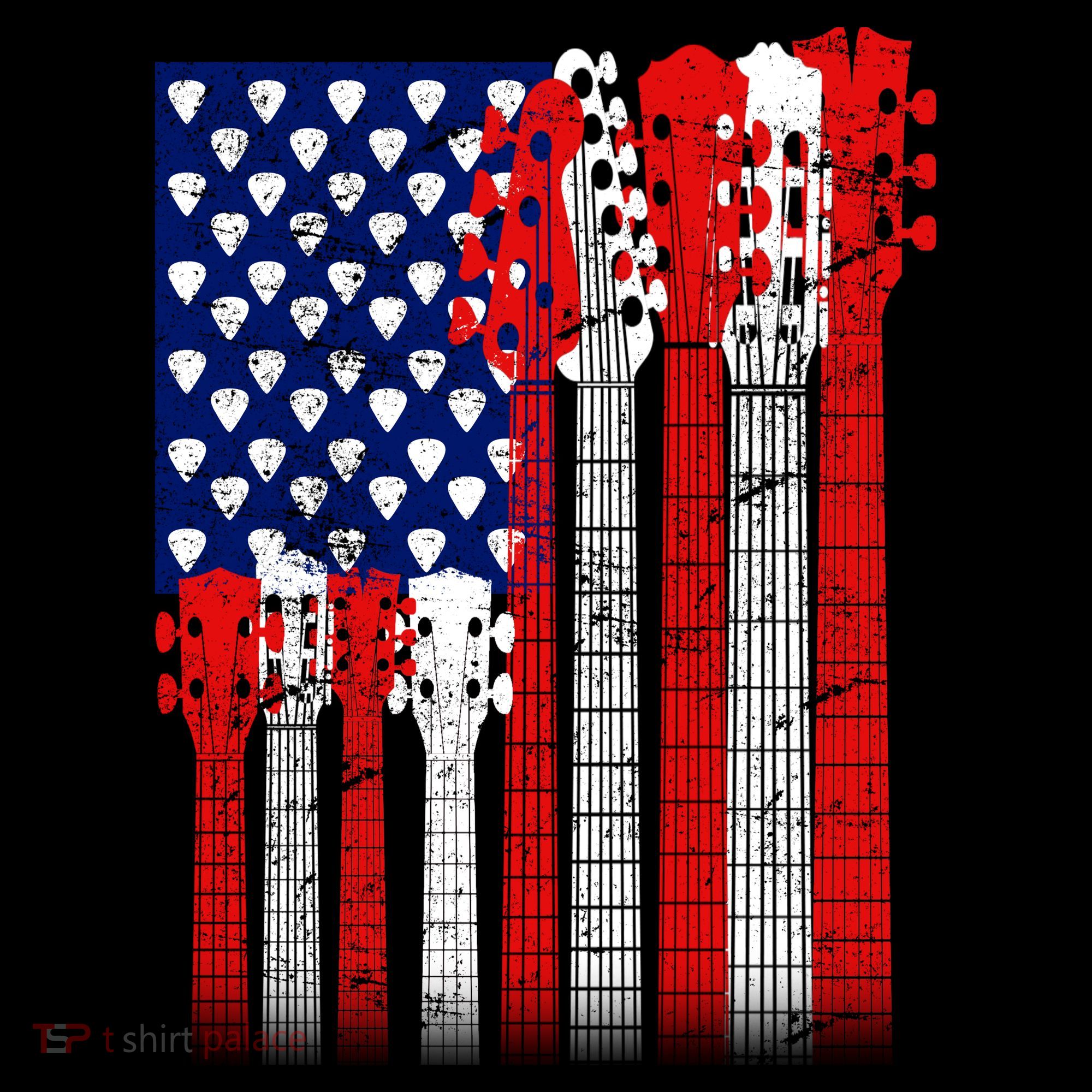 USA Guitar Toddler T-Shirt