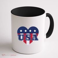 USA Heart Coffee Mug thumb 1