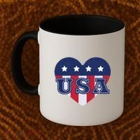 USA Heart Coffee Mug thumb 2