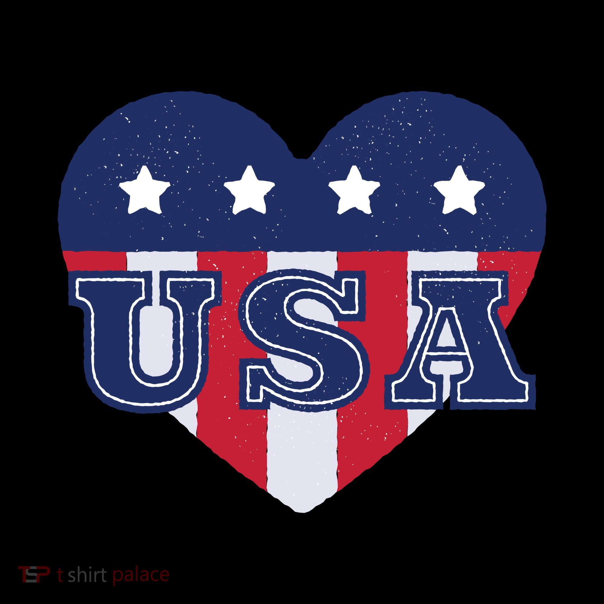 USA Heart Coffee Mug