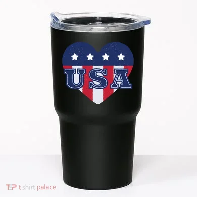 USA Heart Tumbler