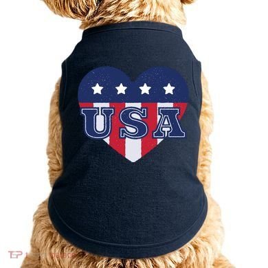 USA Heart Doggie Tank