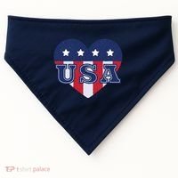 USA Heart USA-Made Doggie Bandana thumb 0