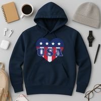 USA Heart Hoodie thumb 3