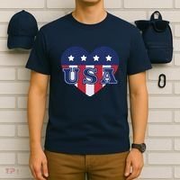 USA Heart T-Shirt thumb 6
