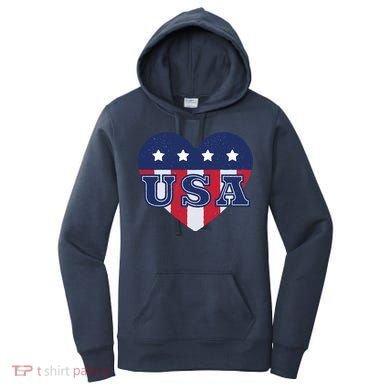 USA Heart Women's Hoodie