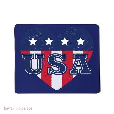 USA Heart Mousepad