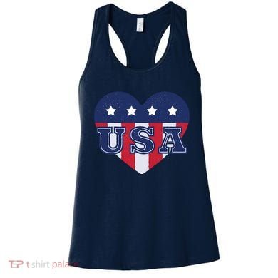 USA Heart Women's Tank Top
