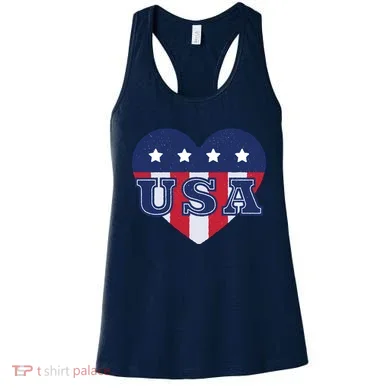 USA Heart Women's Tank Top