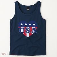 USA Heart Tank Top thumb 2