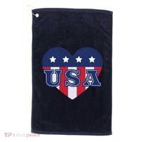 USA Heart Golf Towel thumb 0