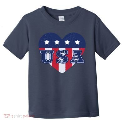 USA Heart Toddler T-Shirt