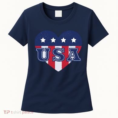 USA Heart Women's T-Shirt