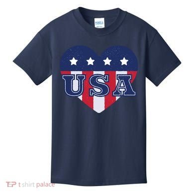 USA Heart Kids T-Shirt