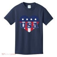 USA Heart Kids T-Shirt thumb 0