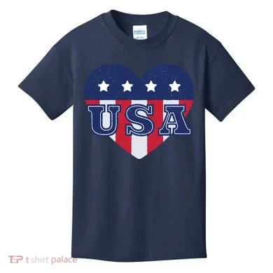 USA Heart Kids T-Shirt