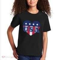 USA Heart Kids T-Shirt thumb 2