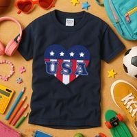 USA Heart Kids T-Shirt thumb 3
