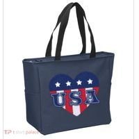 USA Heart Tote Bag thumb 2