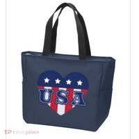 USA Heart Tote Bag thumb 3