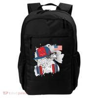 USA Hip Bald Eagle United States Flag Headphones Backpack thumb 0
