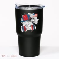 USA Hip Bald Eagle United States Flag Headphones Tumbler thumb 0