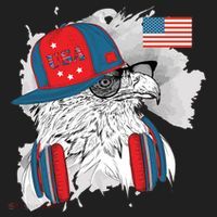 USA Hip Bald Eagle United States Flag Headphones Tumbler thumb 3