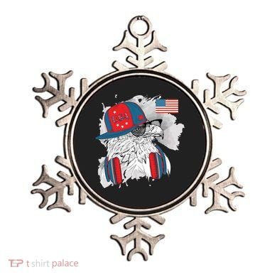 USA Hip Bald Eagle United States Flag Headphones Ornament