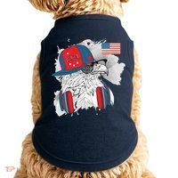 USA Hip Bald Eagle United States Flag Headphones Doggie Tank thumb 0