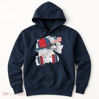 USA Hip Bald Eagle United States Flag Headphones Hoodie thumb 0