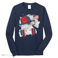 USA Hip Bald Eagle United States Flag Headphones Long Sleeve Shirt thumb 0