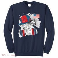 USA Hip Bald Eagle United States Flag Headphones Sweatshirt thumb 0