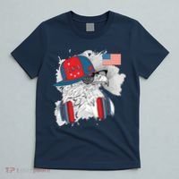 USA Hip Bald Eagle United States Flag Headphones T-Shirt thumb 5