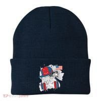 USA Hip Bald Eagle United States Flag Headphones Beanie thumb 0