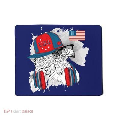 USA Hip Bald Eagle United States Flag Headphones Mousepad