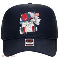 USA Hip Bald Eagle United States Flag Headphones Hat thumb 0