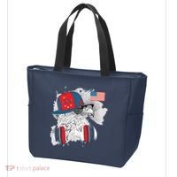 USA Hip Bald Eagle United States Flag Headphones Tote Bag thumb 3