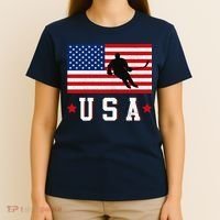 USA Hockey Winter Sports Games T-Shirt thumb 4