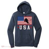 USA Hockey Winter Sports Games Women's Hoodie thumb 0