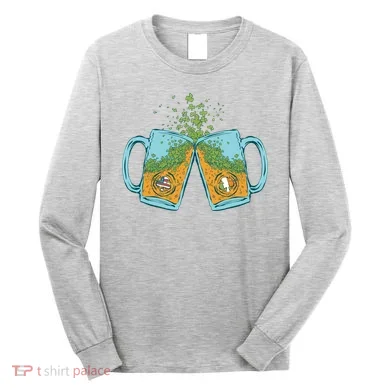 USA Irish Beer Long Sleeve Shirt