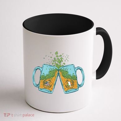 USA Irish Beer Coffee Mug back