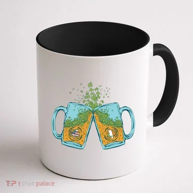 USA Irish Beer Coffee Mug back