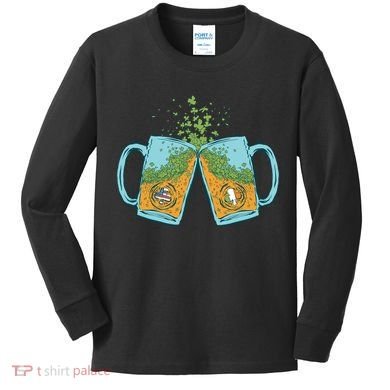 USA Irish Beer Kids Long Sleeve Shirt