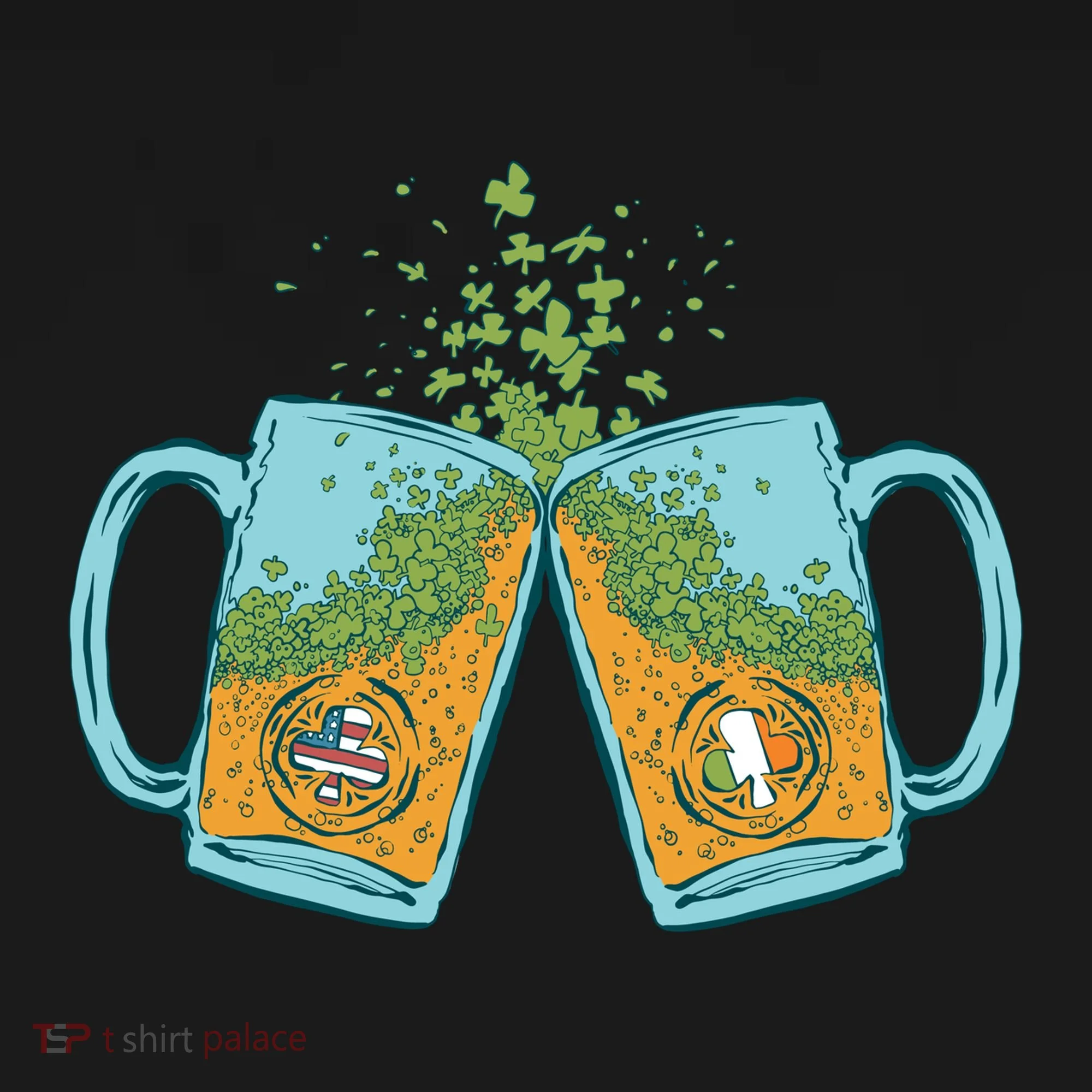 USA Irish Beer Kids Long Sleeve Shirt