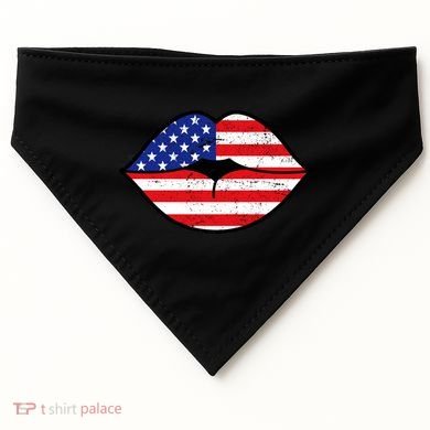 USA Lips USA-Made Doggie Bandana