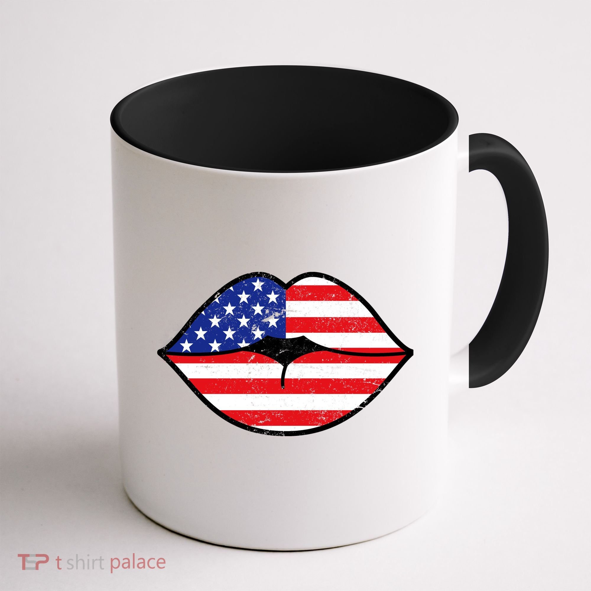 USA Lips Coffee Mug