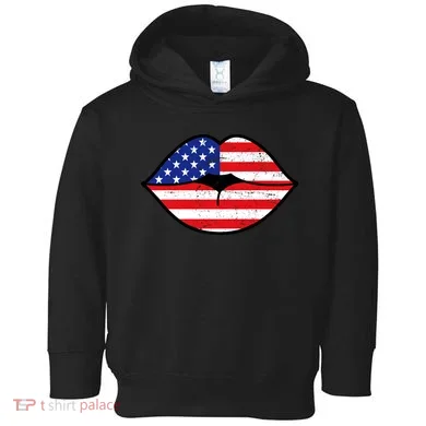 USA Lips Toddler Hoodie