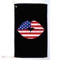 USA Lips Golf Towel thumb 0