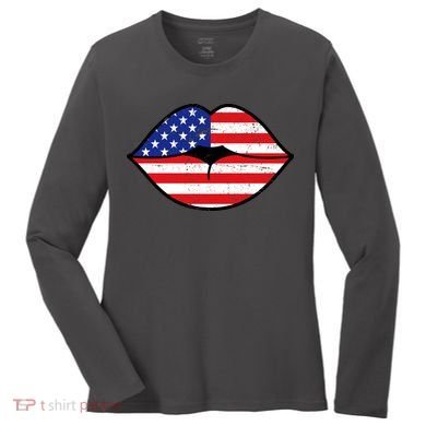 USA Lips Women's Long Sleeve Shirt