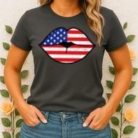 USA Lips Women's T-Shirt thumb 2